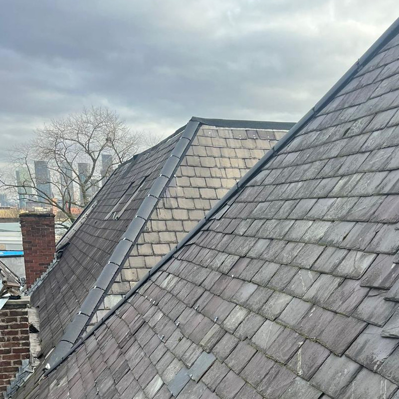Slate roof repair in Cheadle, Manchester.